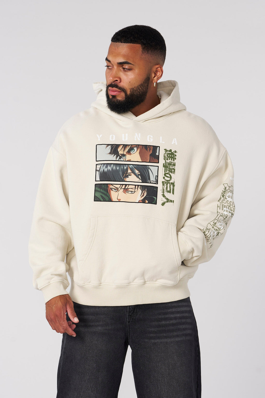 5129 - AOT?  x YLA Pullover Hoodies