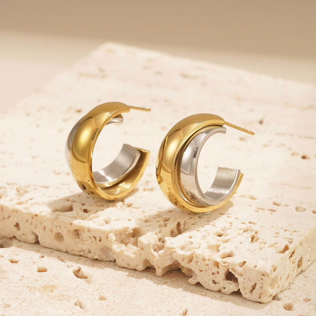 Lumina Hoops - Two Tone