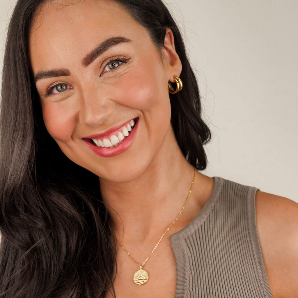 Muse Hoop Earrings - Gold
