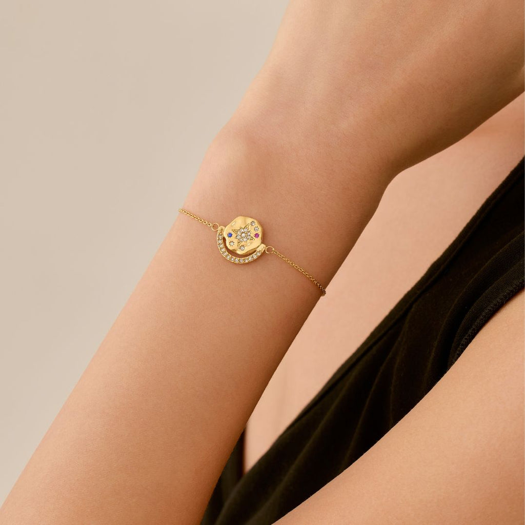 My Sun, Moon & Stars Bracelet - Gold