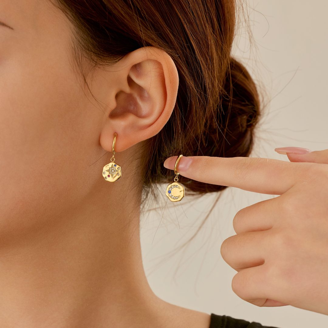 My Sun, Moon & Stars Drops gold