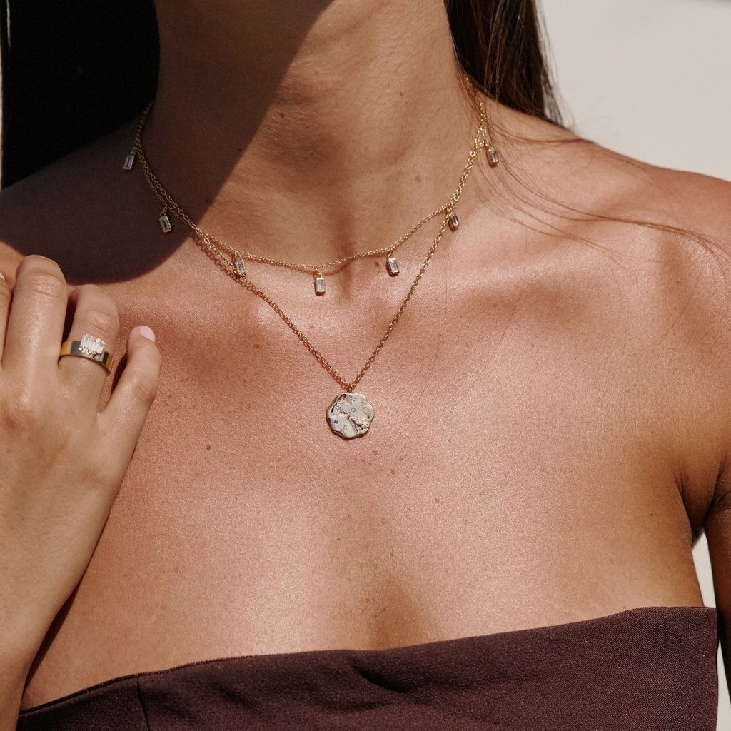Molten White Chakra Necklace 2.0