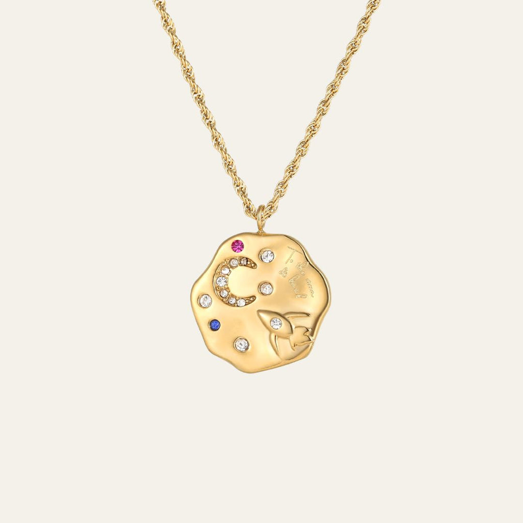 To The Moon & Back Rope Chain - Gold